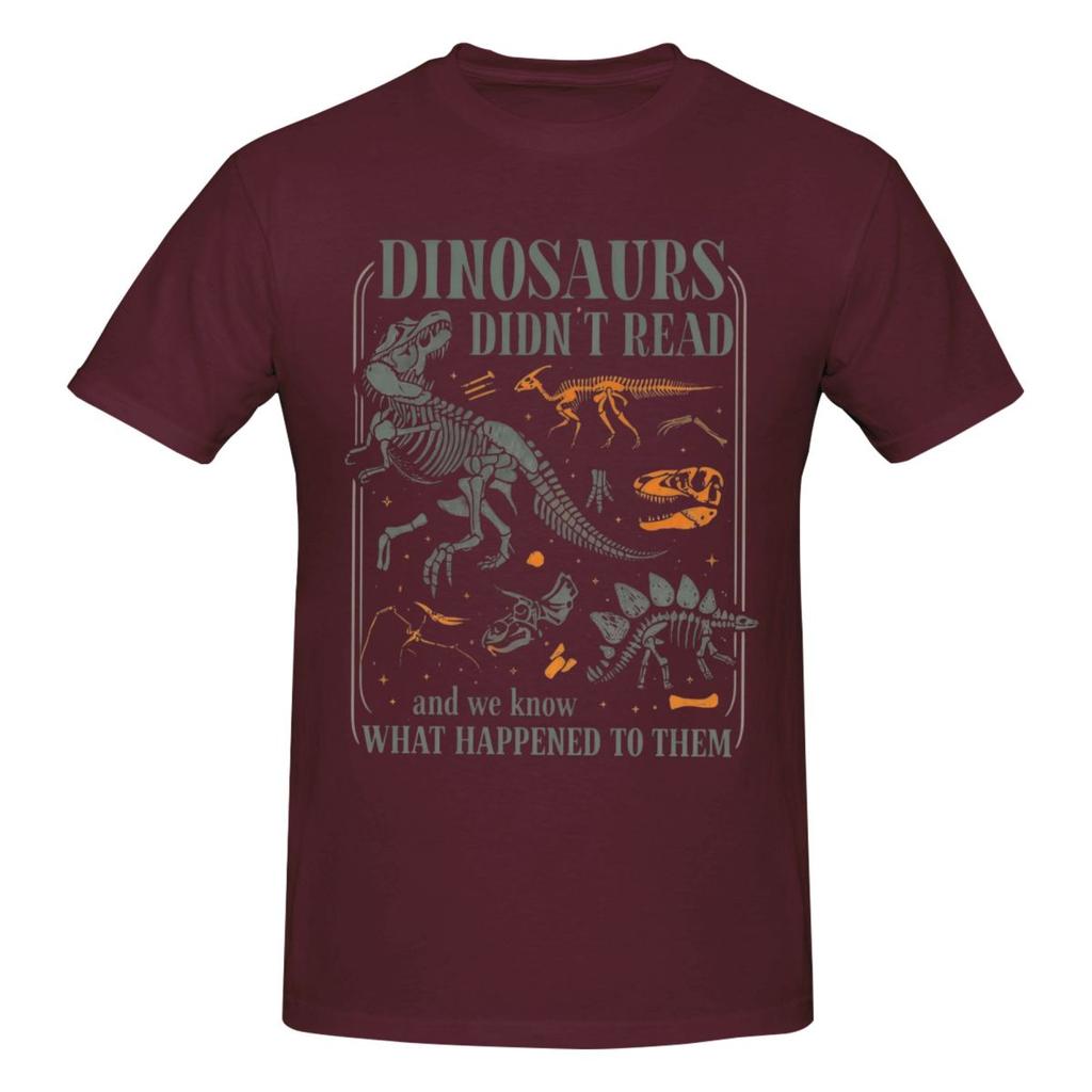 Dinosaurs Didnt Read 2026 T Shirts Graphic Y2k Anime Oneck Tshirts For Unisex Wounisex Clothing