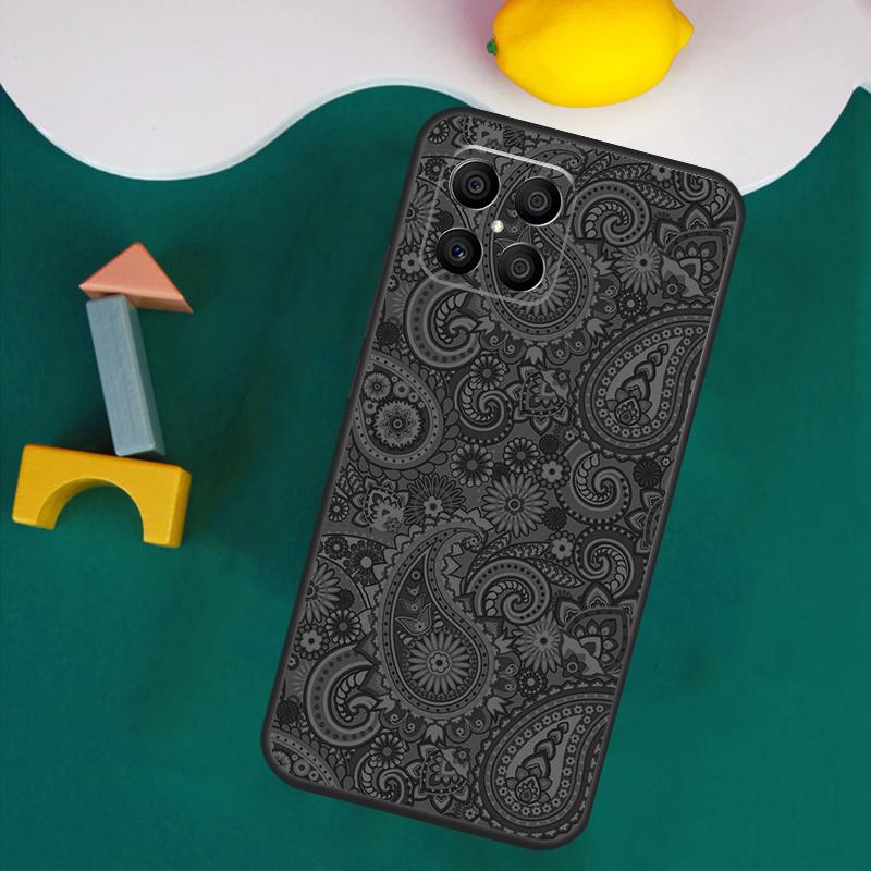 Bandana Paisley Pattern Art Case For Honor Magic 7 Pro 5 6 Lite Honor 200 Pro 50 70 90 X9a X8a X8 X9 X8b X9b X9c Cover