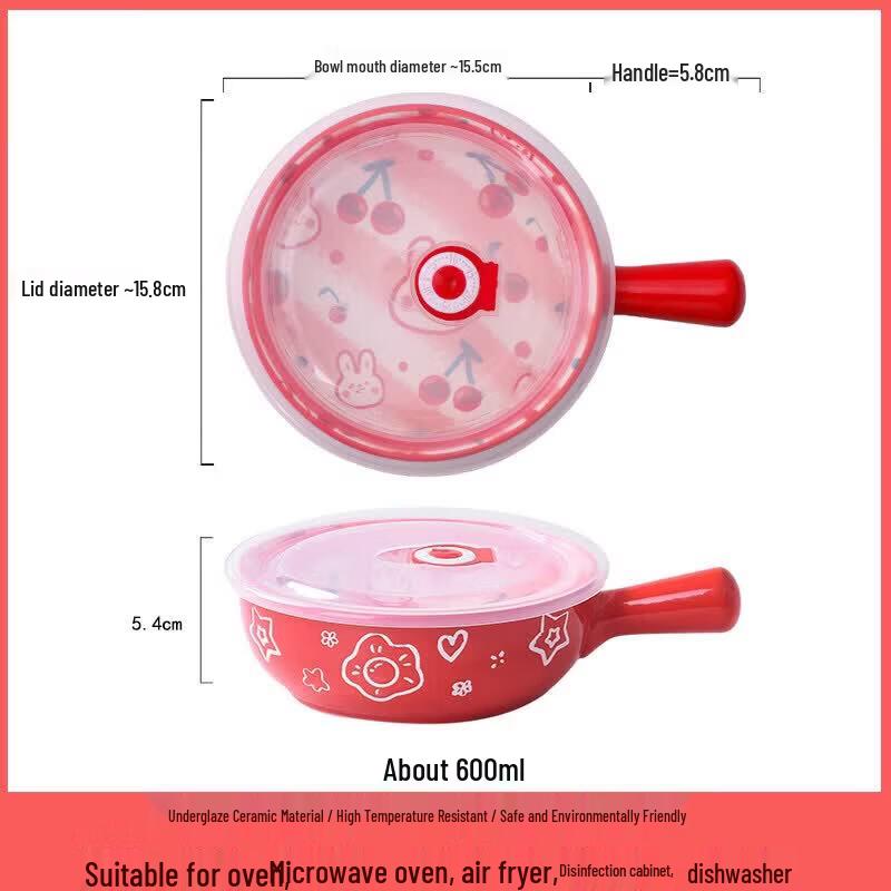 Yolo Cartoon Ceramic Baking & Salad Bowl