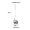 Stainless Steel Long-Handled Soup and Slotted Spoons for Hot Pot
