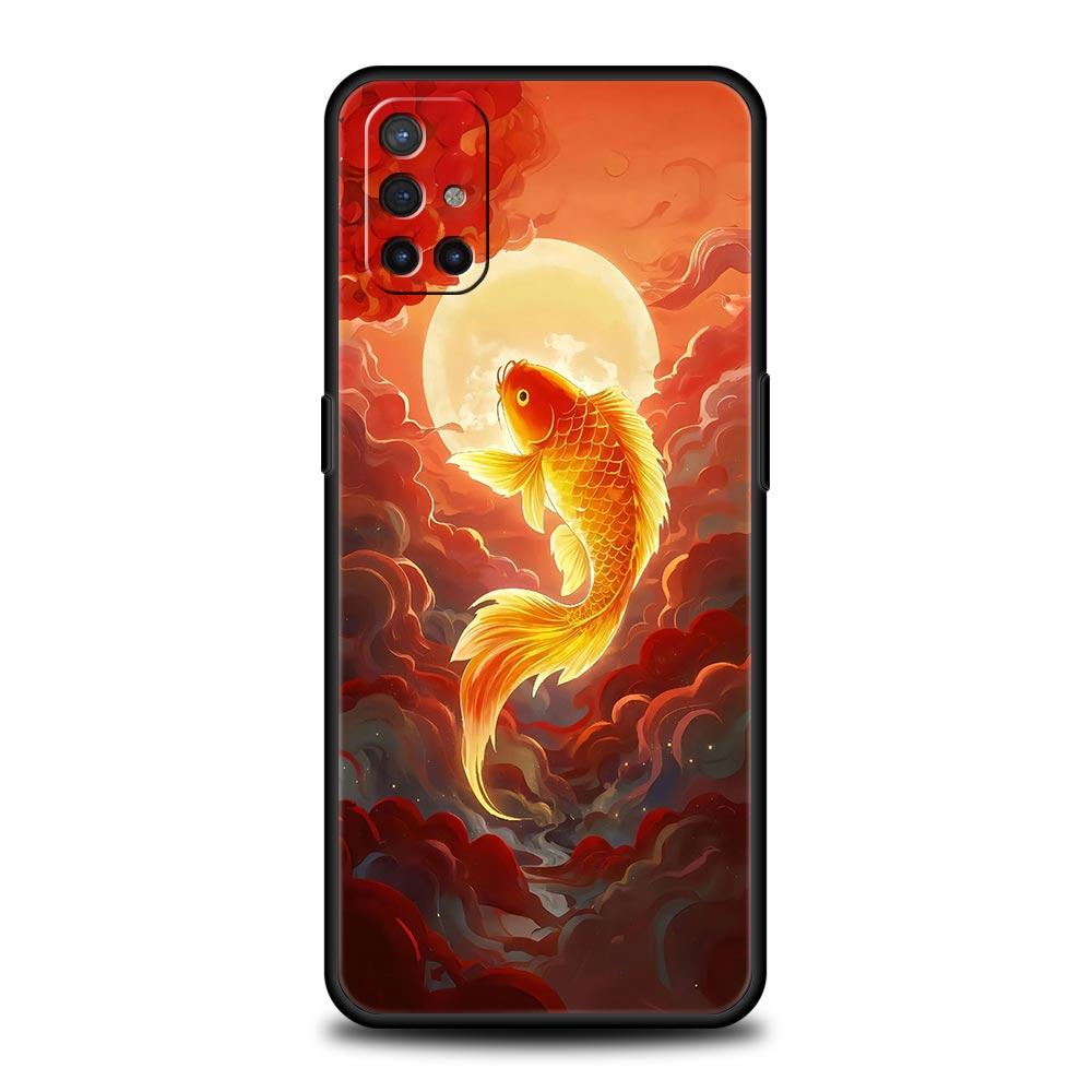 Goldfish Swimming Phone Case For Oneplus 13R 13 12R 11 10T 10R Nord N100 N200 N10 10 9 9R 9RT CE 3 2 Z Pro 5G Soft TPU Cover Bag