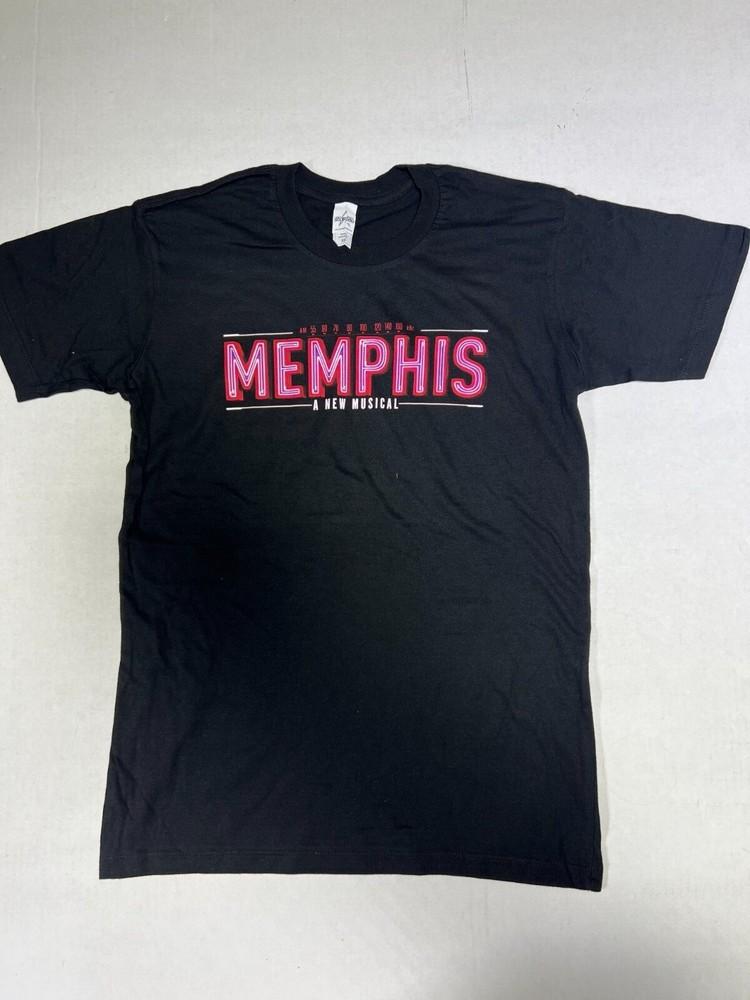 MEMPHIS A New Musical black logo TEE TSHIRT  The Musical BROADWAY NEW Unisex T-Shirt S