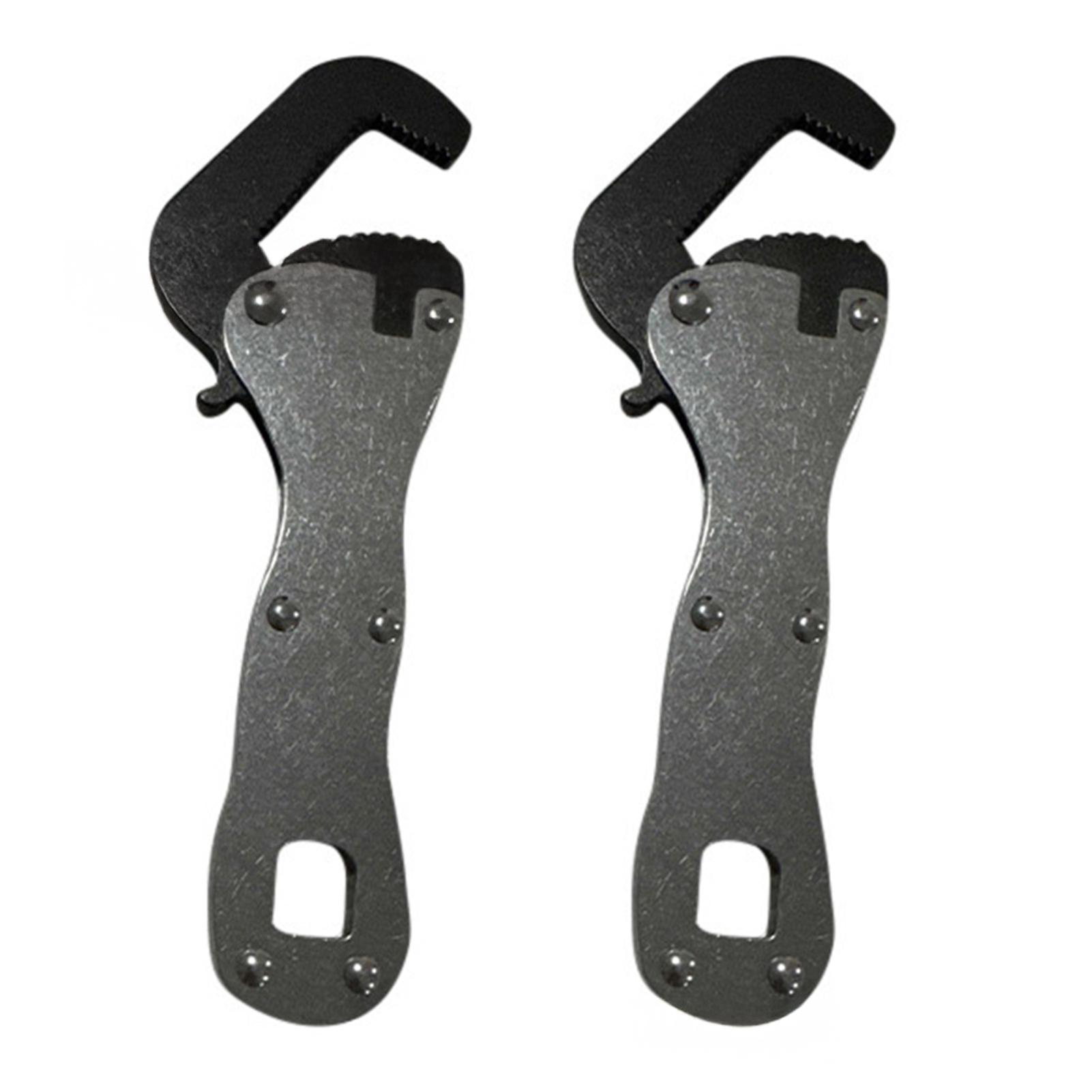 2 In 1 Multi Functional Wrench Portable Mini Tool Durable Alloy Construction For Home Outdoor Use Mini plier wrench 2p