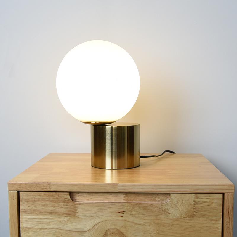 Modern Nordic Glass Table Lamp - Bedroom, Living Room, or Study