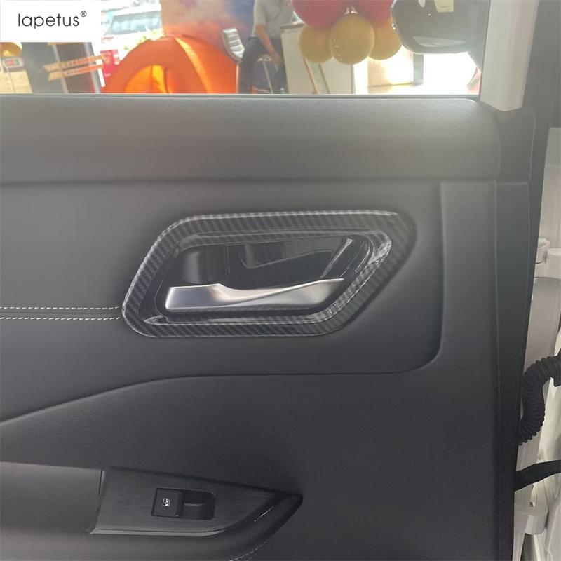 Car Inner Door Window Lift Button Handle Bowl Panel Frame Cover Trim For Nissan Qashqai J12 - 2026 Carbon Fiber Accessories