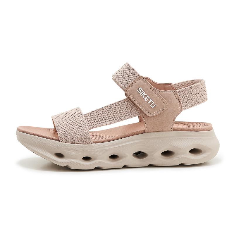 New Thick Soled Sandals Lightweight, Anti Slip, Comfortable, Casual Sports Velcro Women's Shoes