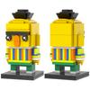 MOOXI Tecknad Serie MOC Klossar Anime BrickHeaded Set Vuxna Modell Byggklossar Barnleksaker För Barn Födelsedagspresenter LG1003