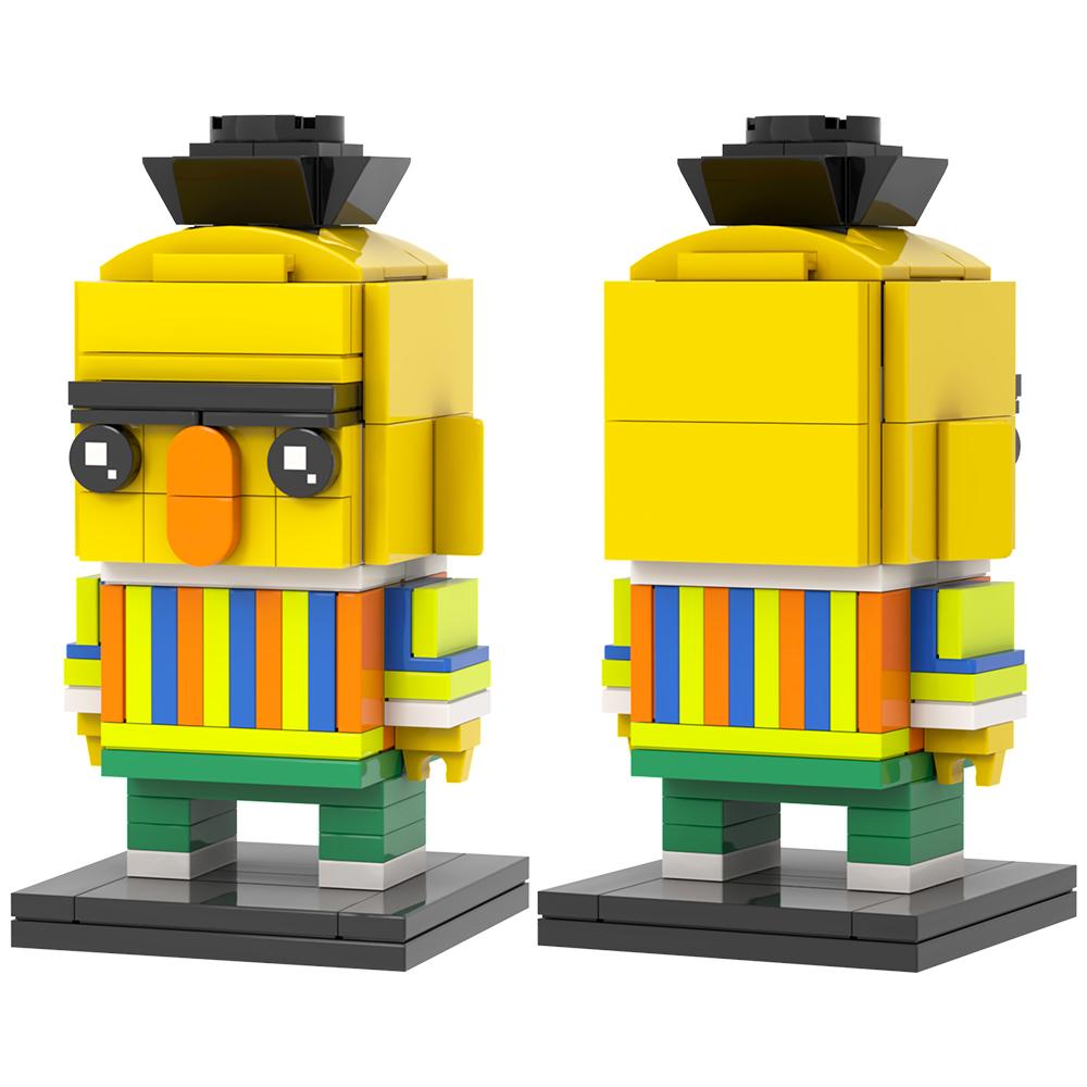 MOOXI Tecknad Serie MOC Klossar Anime BrickHeaded Set Vuxna Modell Byggklossar Barnleksaker För Barn Födelsedagspresenter LG1003