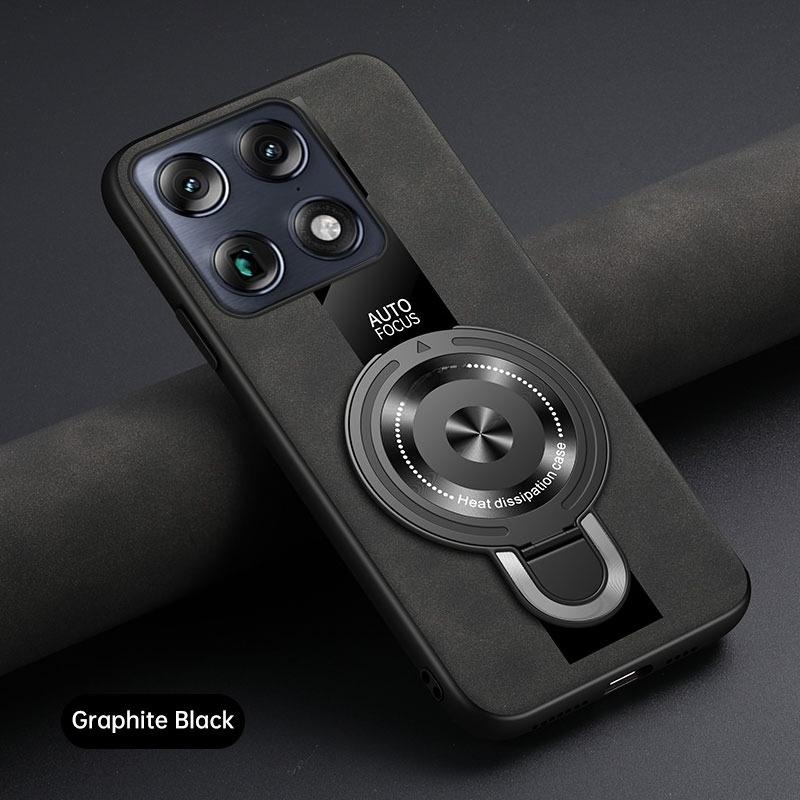 For Magnetic Ring Holder Cover For Motorola Signature MOTO X70 Air Pro Edge 70 Ultra Wireless Charging Shockproof Case