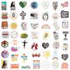 50Pcs Jesus Christian Religion Stickers Laptop Phone Case Car Scrapbook Refrigerator Luggage Wall Graffiti Decal Gift