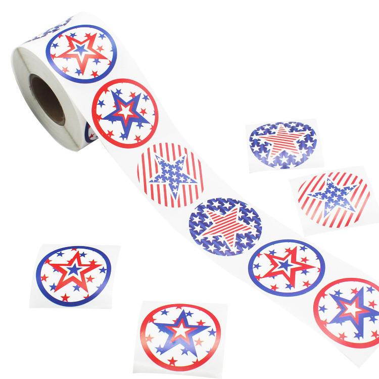 American Adhesive Xh065 Independence Day Election Stickers Perfect For Events Patriotic