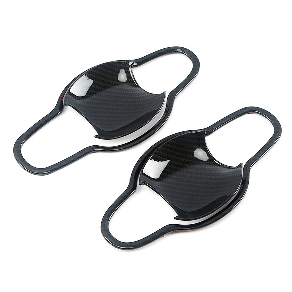 Carbon Fiber Printed For Toyota C-HR CHR 2016-2020 Exterior Side Door Handle Cover Moulding Chrome Door Bowl Trim Frame Bezel