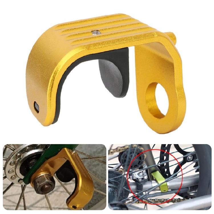Fold Lock Clip Bike Fork Reinforcement Tool Cycling Fork Security Hook Cycling Component Quickly Install