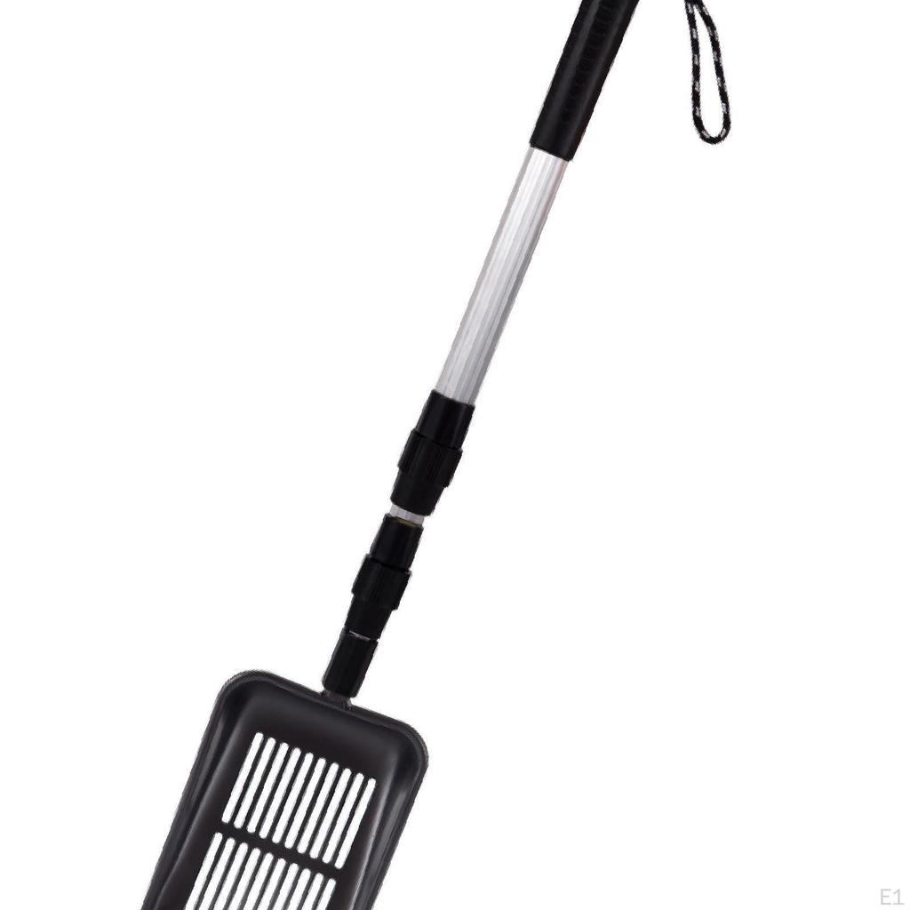 Sandschaufel, Sandschaufel für den Strand, mit langem, verstellbarem Griff, robust, tragbar, strapazierfähig