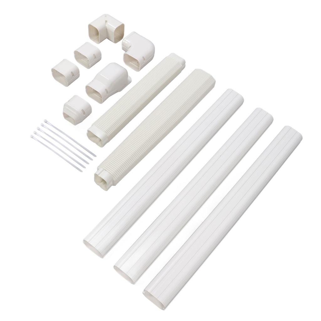 Air Conditioner Decorative PVC Line Set Cover Kit for Mini Split Heat Pump Line Set Cove Kit