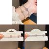 Elegant Zircon Flower Hollow Bracelet For Women With Fashionable Style And Gift Occasion