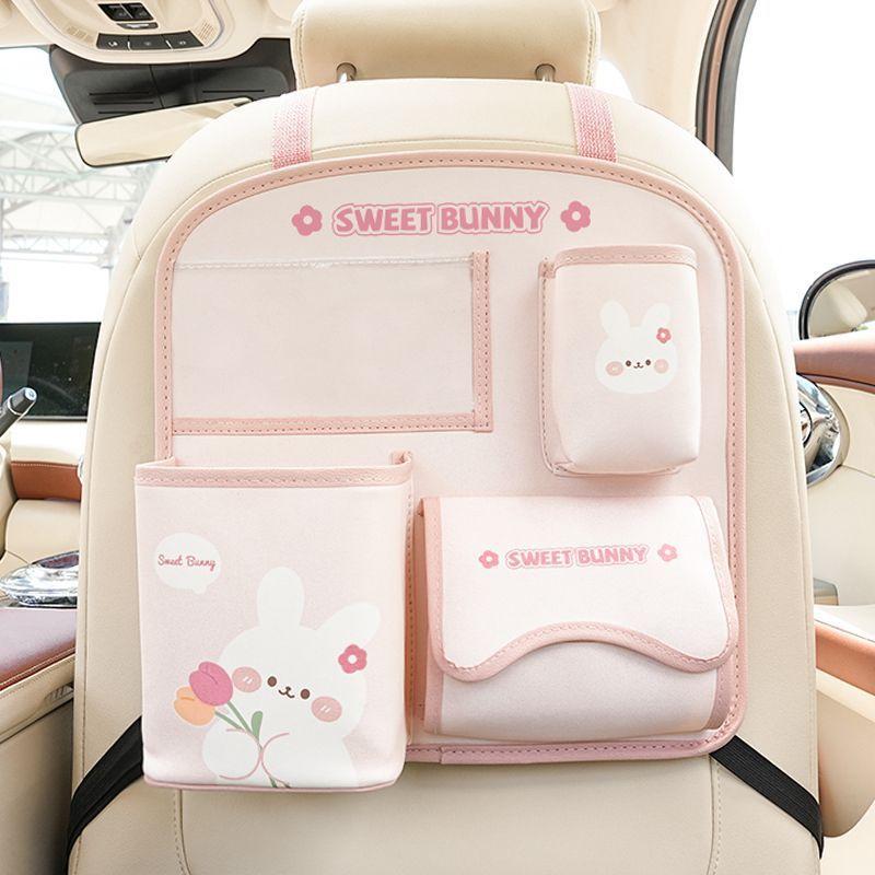 Seat back storage bag Car seat back hanging bag Rear storage bag rack Rear seat Dining table Small table