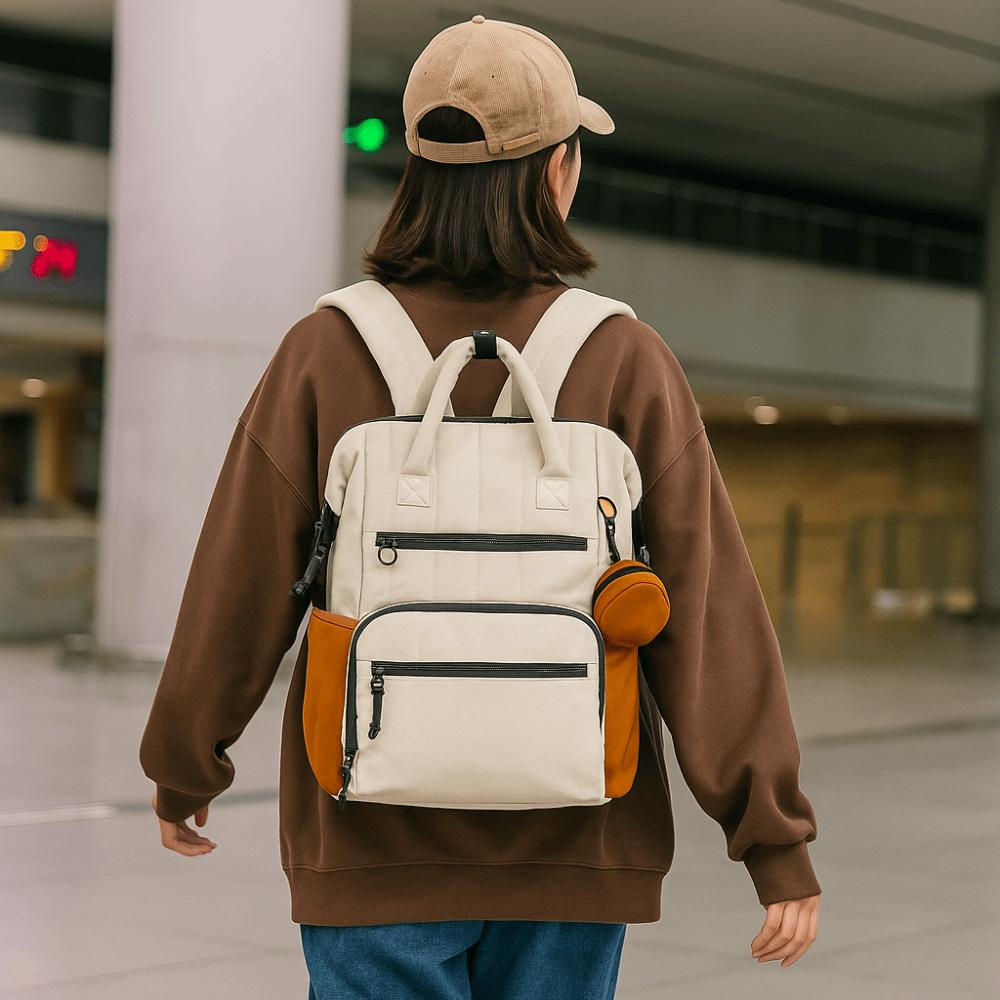 Fashion Multi Functional Backpack Polyester Diaper Bag Durable Shoulders Backpack Child Care