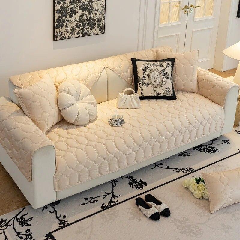 

Хрустальный бархатный чехол для дивана, однотонные плюшевые чехлы для диванов для гостиной, современные нескользящие угловые диванные полотенца, чехлы для диванов 70x70cm 1pcs