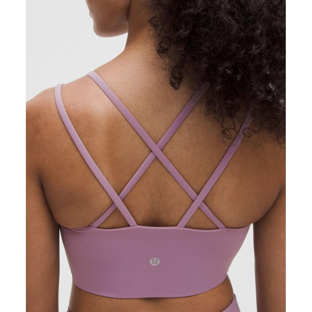 Lululemon Like A Cloud Longline BrA  Light Support  B C Cup lAvender Lux