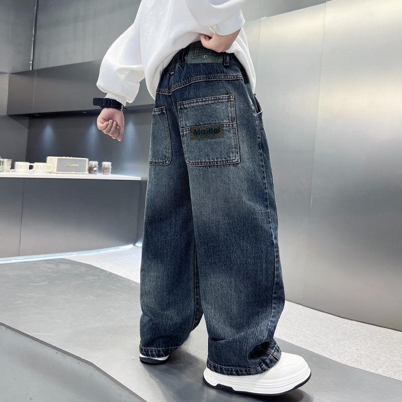 Boys' Loose Straight-Leg Jeans - Spring/Autumn 2026 Trend for Medium & Large Kids
