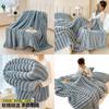 Rabbit Plush Blanket Thickened Winter Office Nap Sofa Coral Fleece Soft Warm Throw  Blankets for Beds