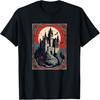 T-shirt Illustration Couverture de Livre Château de Dracula