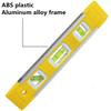Magnetic Spirit Level Bubble Ruler Portable Pocket Spirit Level Tool Vertical Horizontal Bubble Level Measure Instruments