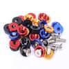 20pcs Lug Nuts Jdm Car Modification M6 Gasket Concave Screw 1.9cm Hexagonal Fasteners A Set Screw Fender Bumper Engine Aluminum