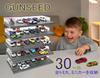 GUNSEED Tomica Holds Tomica Scale Miniature Tomica Parking Wooden Tomica Acrylic Garage, 30-35 Cars, 1/64 Cars, Five-Story Case, Case, Fence,
