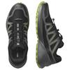 SALOMON Speedcross Peak Slip Resistant Abrasion Resistant Low top Trail Running Shoes Men's Black Green 477905