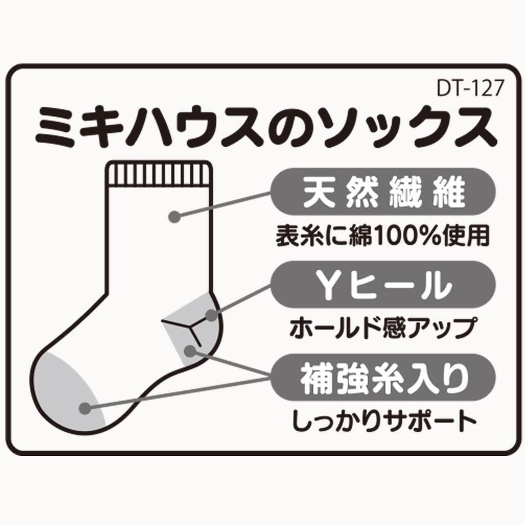 MIKI HOUSE Baby Made In for Sizes Socks, Japan, Girls, 9-11cm, Blue, 10-9512-493