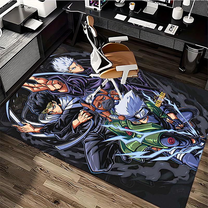 1pc Anime Cartoon Design Chair Mat - Office Desk Pad, Non-Slip Carpet for Home Decor, Suitable for All Seasons, Perfect Gift for Anime Lovers.M008