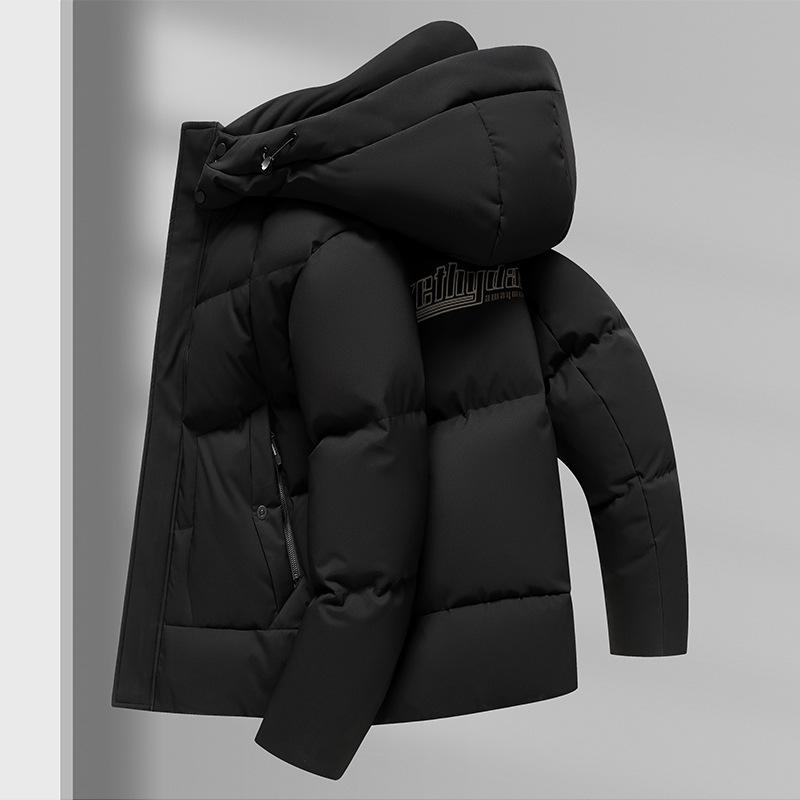 Men's 90% Duck Down Jacket: Windproof, Warm, Thickened Winter Coat
