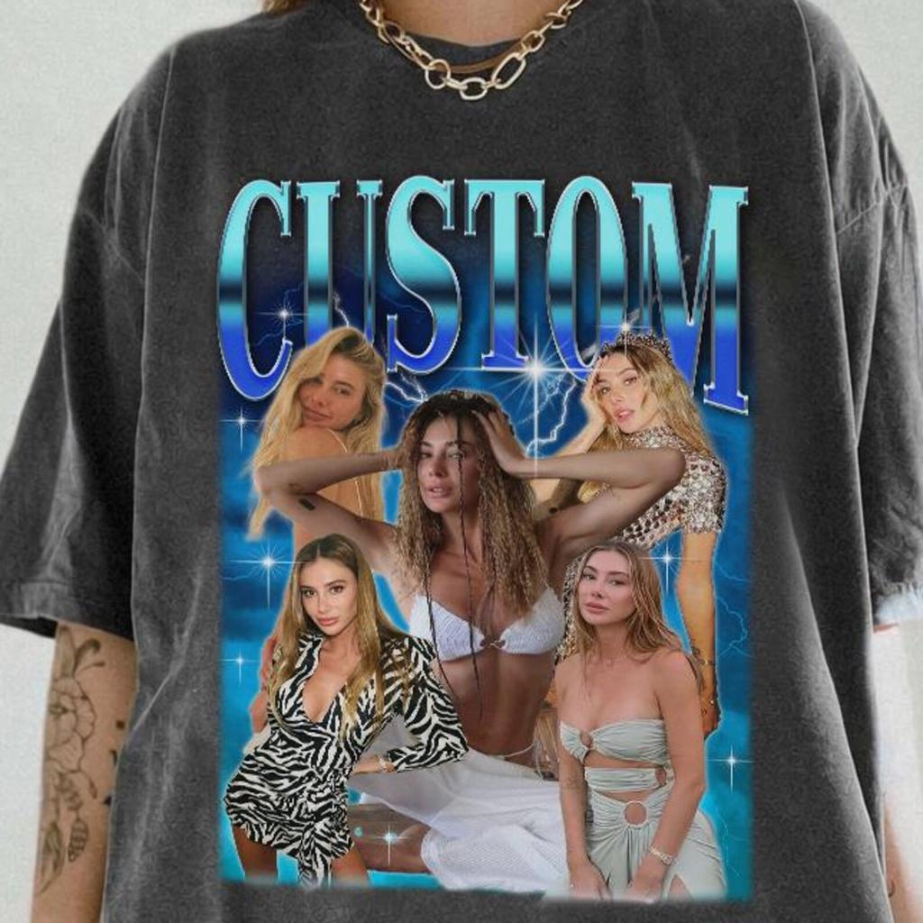 Funny Custom Photo Shirt, Personalized Vintage Collage Party Tee