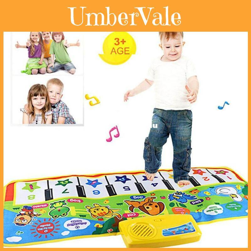 Vibrant Kids Gift Toy Touch Play Learn Singing Piano Keyboard Music Carpet Mat