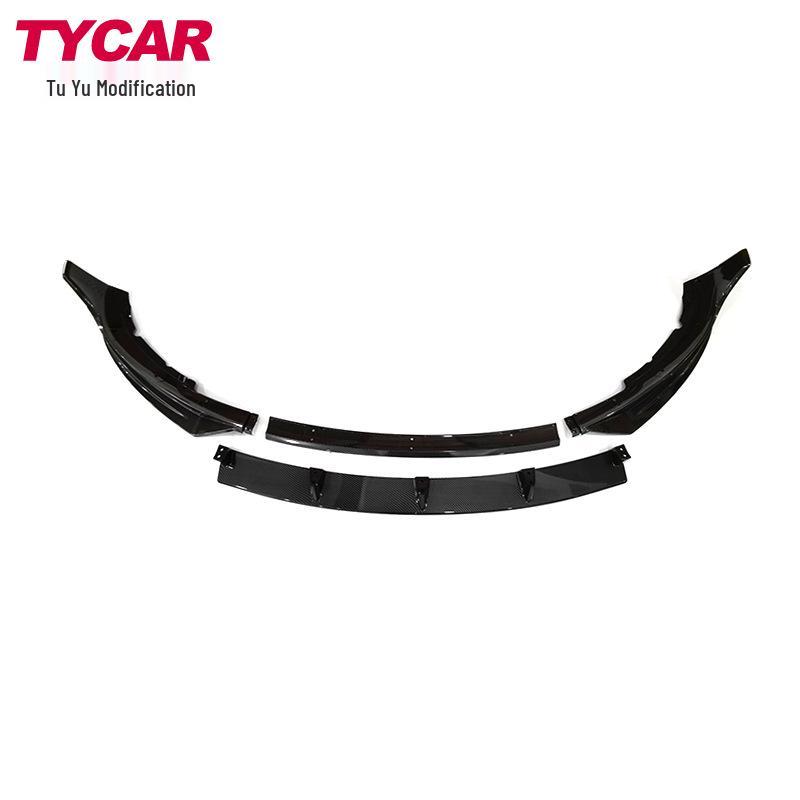 Tesla Model 3 FAST Style Front Lip Black Warrior Body Kit