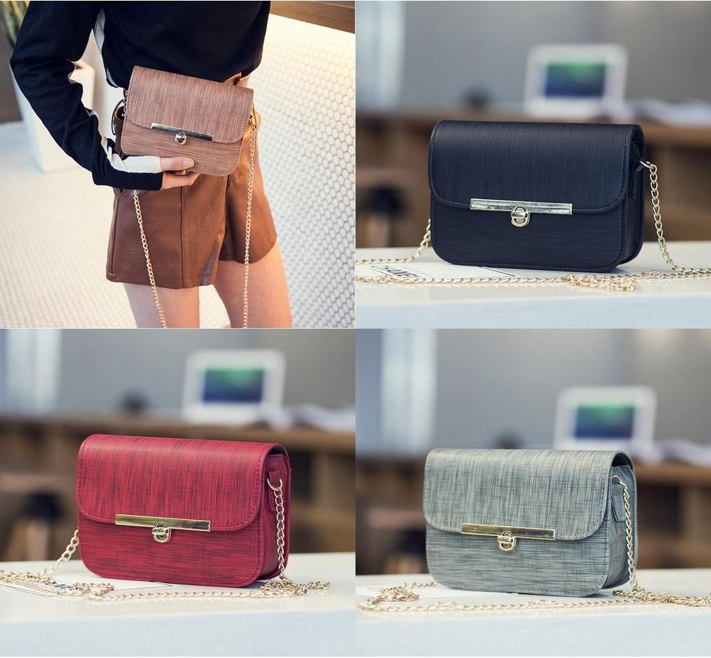 Elegant Handbag Pu Leather Shoulder Bag With Chain For A Sophisticated Look