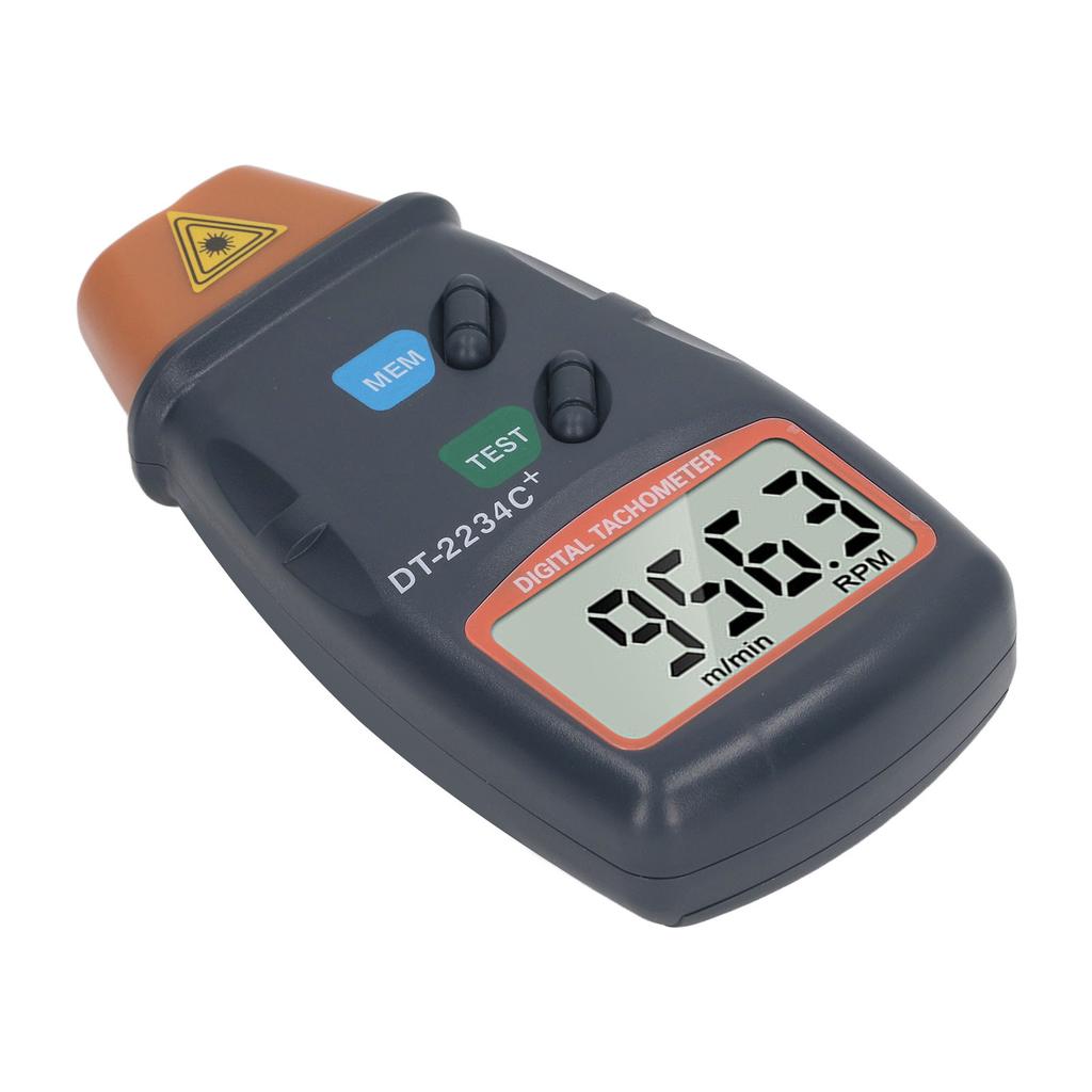 Digital Tachometer Laser Photo Non Contact Tach Meter Measurement Tool for Lathe RPM