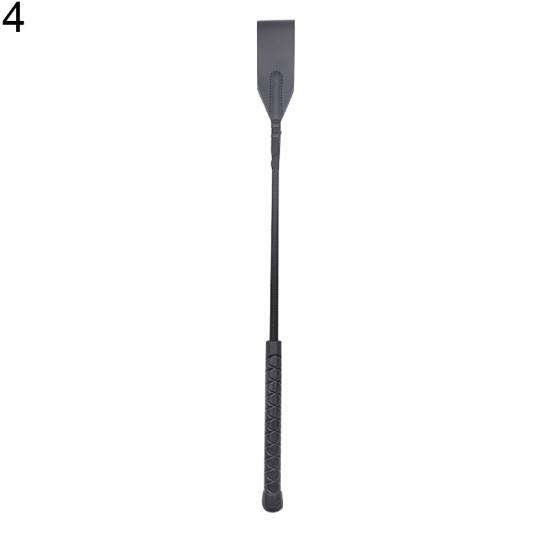 Long Handle Faux Leather Riding Crops BDSM Bondage Spanking Paddle Whips Sex Toy