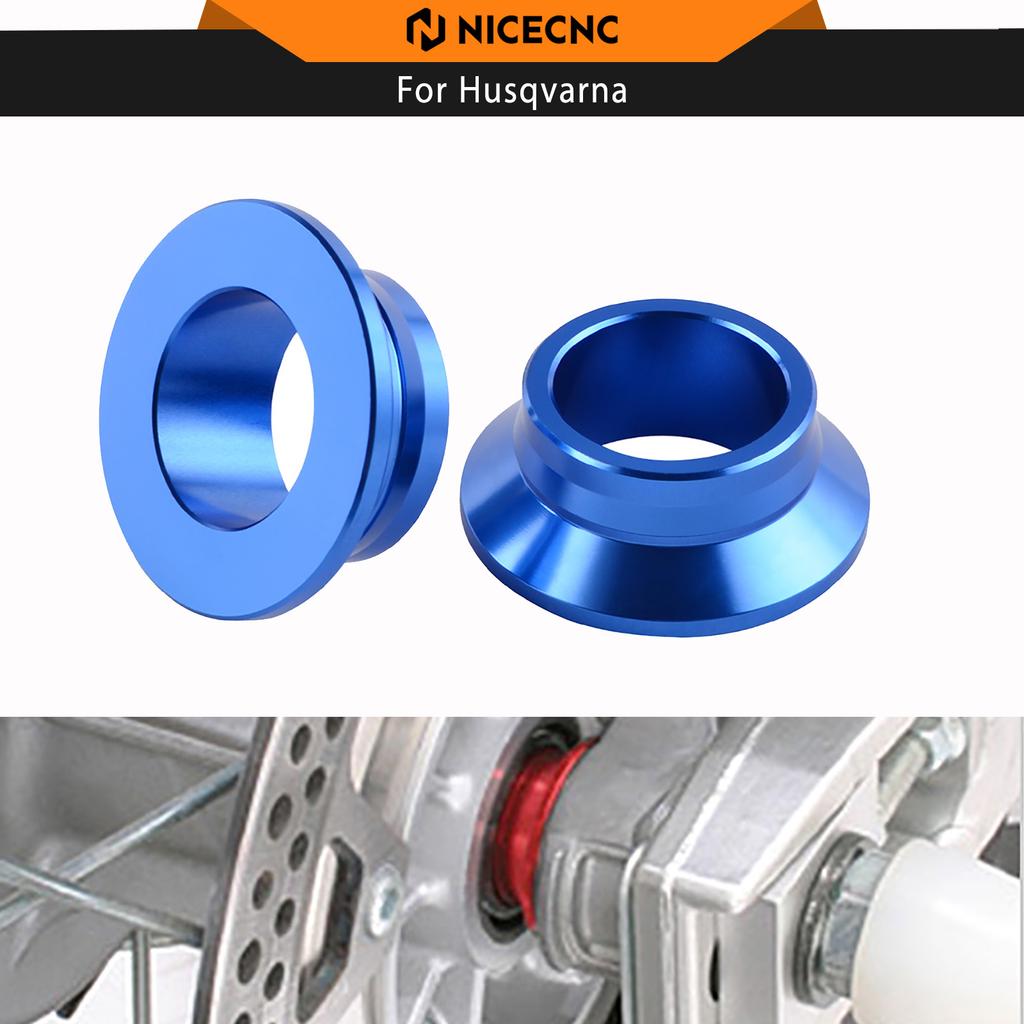 NICECNC Rear Wheel Hub Spacers For Husqvarna TC125 TC250 TX300 FC250 FC350 FC450 FX350 FX450 2016-2022 For KTM SX 125 SXF 450