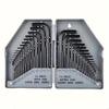 30Pcs/Set Wrench Set Hex Key Allen Wrench 0.028"- 3/8" Inch 0.7mm-10mm Metric Size Chromium-vanadium Steel Spanner Long Arm Tool