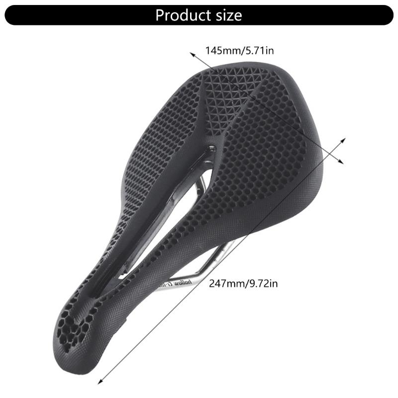 Nonslip Breathable Bike Saddles Seats Pad Replacement Soft Bike Seats Cushion Rubber Bicycles Saddles Easy To Install