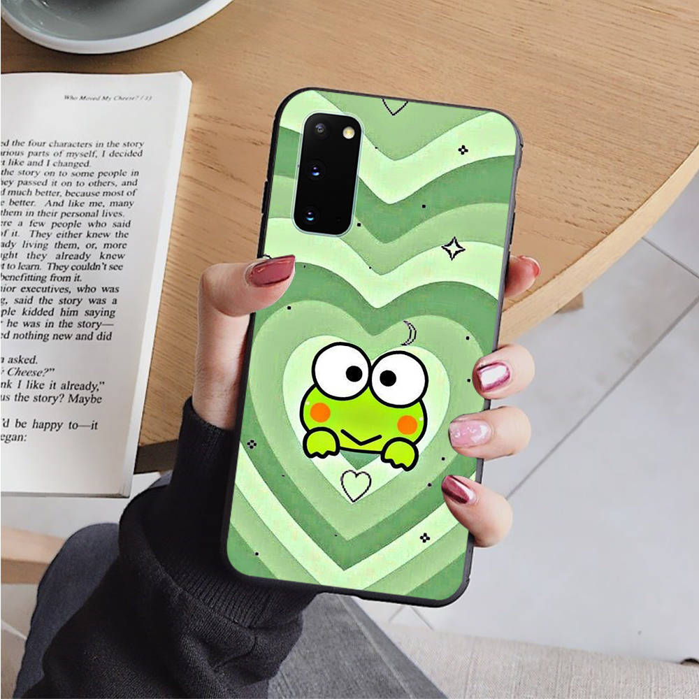 

Чехол AH34 Keroppi Black для iPhone 16 15 Plus 14 13 12 11 Pro 8 7 6S SE 5S X XR XS Max Realme C30 C33 C31 9I Huawei Y8P Y9 Sofe Cover VIVO V27E капри