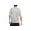 Nike Solid Logo Print Crew Neck Short Sleeve T-Shirt Men Tops Gray DX0990-063
