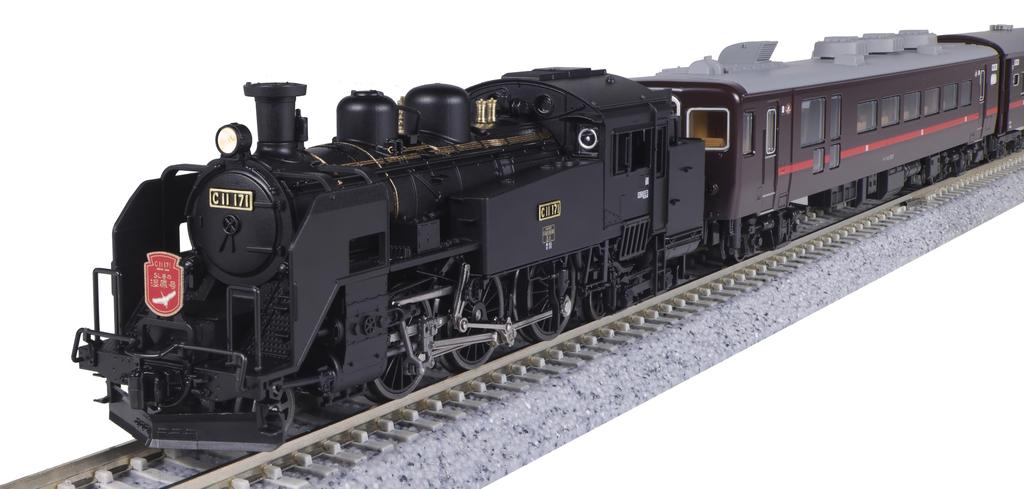 KATO N gauge C11 series 500 series Winter set Special project product Railway model Steam locomotive 171+14 "SL Wetland" 6-car 10-1958