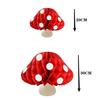 Creative Mushroom HoneycombBall 3D HangingOrnament for Indoor PartiesForest Theme Birthday Wedding Decor Jungle Wonderland Setup