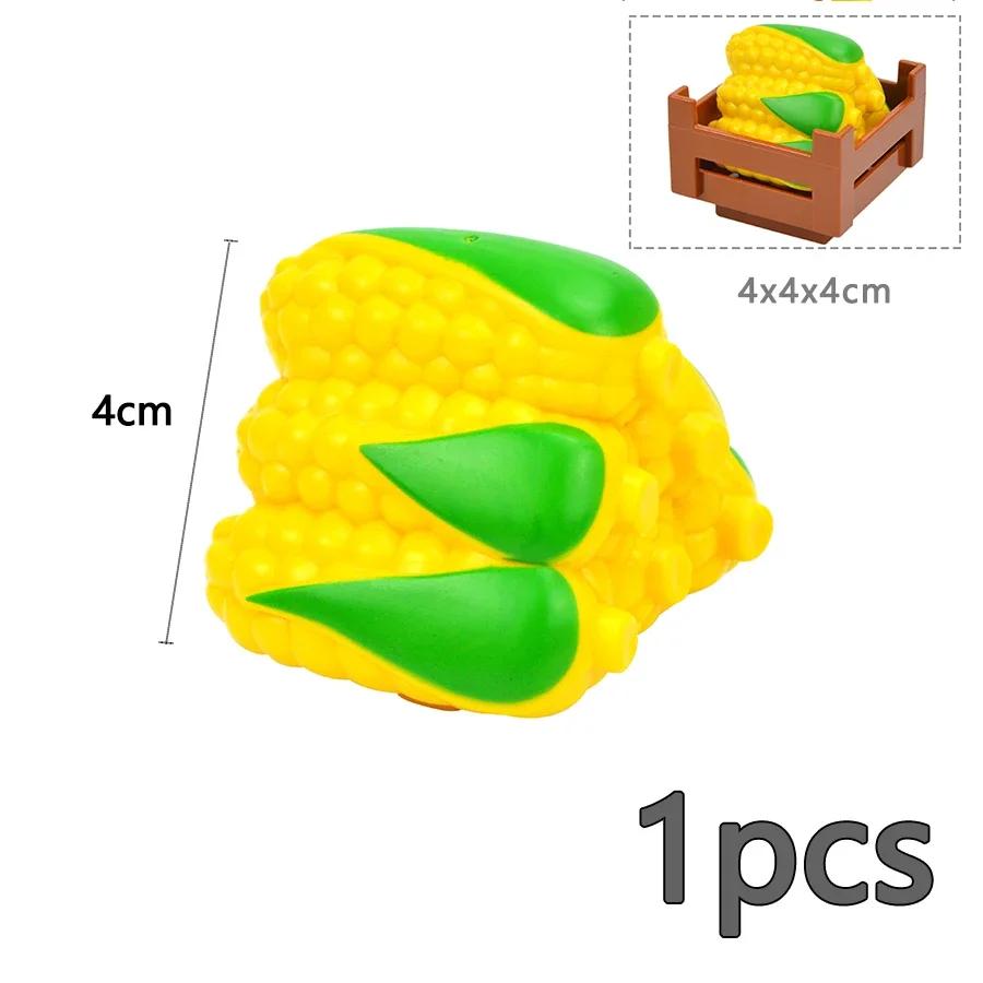 

Строительный блок большого размера, растение, фрукты, аксессуары, цветок, трава, пень, украшение, ферма, совместимые большие тарелки, кирпичные игрушки Duploes