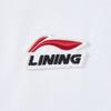 Li Ning Logo Fashion Simple Comfortable Breathable Round Neck Pullover Short Sleeve T-Shirt Casual Sports Set Unisex Tops White AHSU801-1+AKST593-7