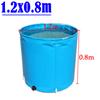 Outdoor Bathtub Thicken PVC Canvas Fish Tank Movable Circular Children's Swimming Pool Foldable Fish Fry Breeding Water Tank